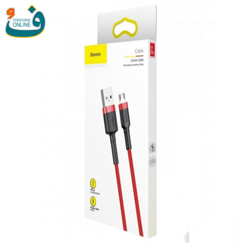 کابل تبدیل USB به microUSB باسئوس مدل Cafule طول ۱ متر