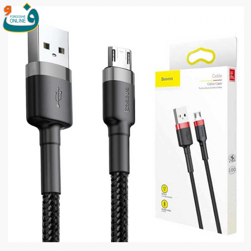 کابل تبدیل USB به microUSB باسئوس مدل Cafule طول ۱ متر