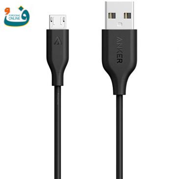 کابل تبدیل USB به microUSB انکر مدل A8132 PowerLine طول 0.9 متر